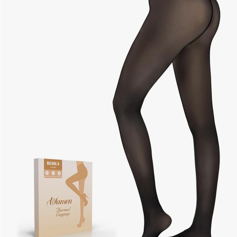 Bila Women's Black Thermal Leggings